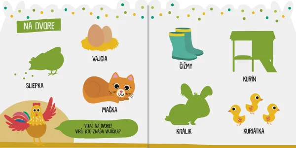 Môj zošit s obrázkami na dolepenie Farma