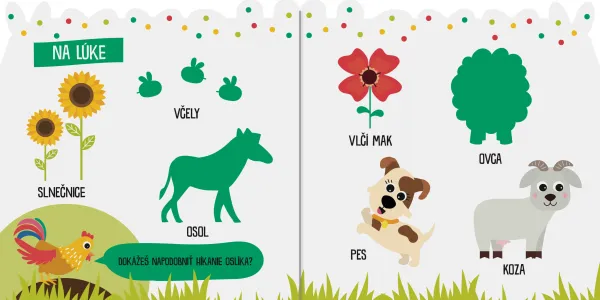 Môj zošit s obrázkami na dolepenie Farma