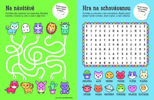 Guliočko Maznáčikovia 20 reliéfnych samolepiek