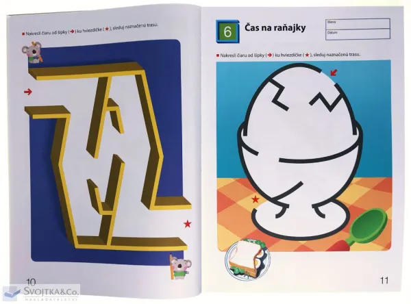 Môj pracovný zošit  Ľahké bludiská
