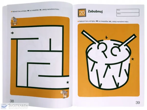 Môj pracovný zošit  Ľahké bludiská