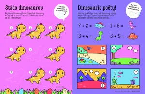 Guliočko Dinosaury 20 reliéfnych samolepiek