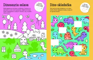 Guliočko Dinosaury 20 reliéfnych samolepiek