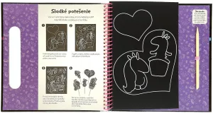 Farebné jednorožce - Vyškrabovacie obrázky