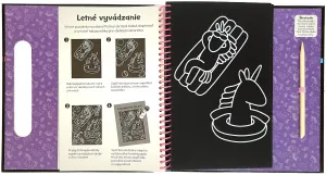 Farebné jednorožce - Vyškrabovacie obrázky