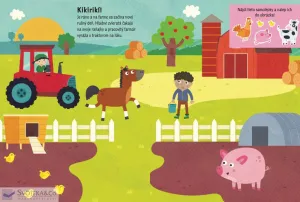 Plstené samolepky – Farma – kniha aktivít
