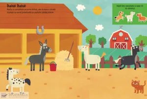 Plstené samolepky – Farma – kniha aktivít