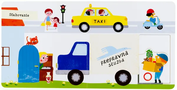 Moje prvé pohybové leporelo - Dopravné prostriedky