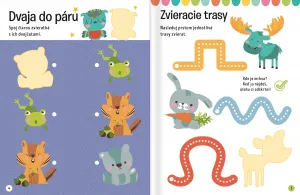 Veľké samolepky pre malé ruky Divé zvieratá