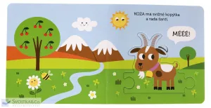 Zvieratká na farme Knižka s puzzle