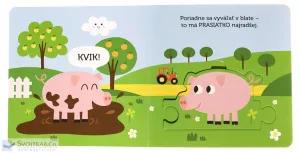 Zvieratká na farme Knižka s puzzle