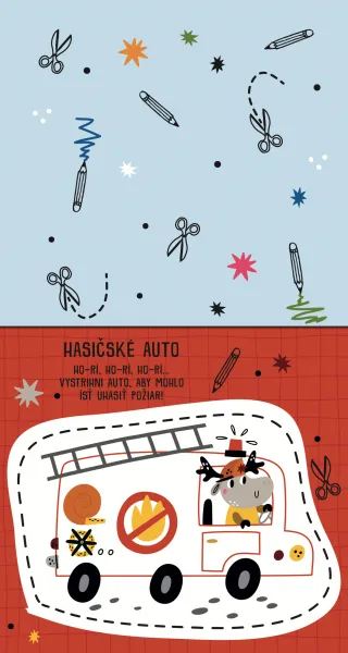 Maľuj a strihaj Dopravné prostriedky