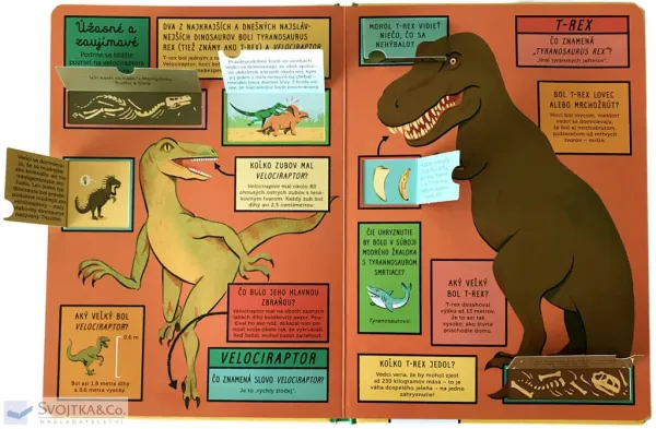 Život na Zemi Dinosaury – 100 otázok a 70 okienok