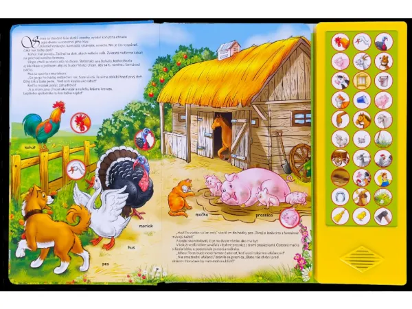 Domáce zvieratá – kniha so zvukmi