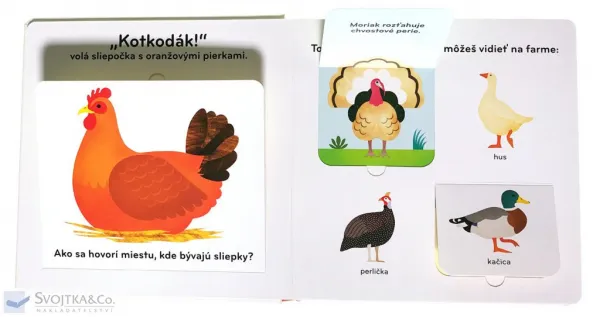 Zvieratá na farme - pohyblivá kniha