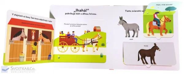 Zvieratá na farme - pohyblivá kniha