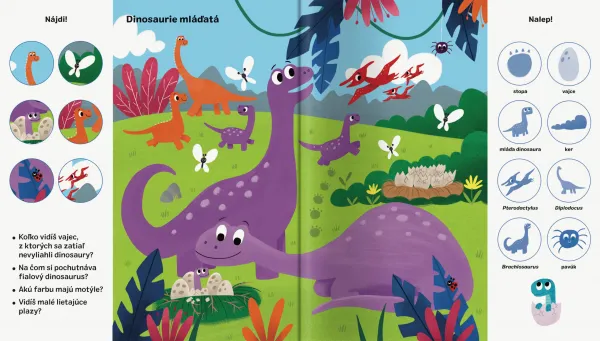 Dinosaury - 101 vecí na hľadanie a nalepovanie