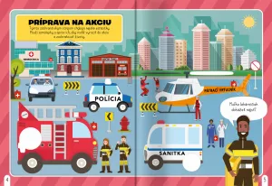 Záchranári Aktivity so samolepkami