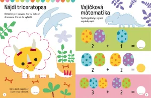 Veľké samolepky pre malé ruky Dino ostrov