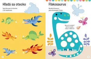 Veľké samolepky pre malé ruky Dino ostrov