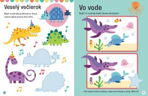Veľké samolepky pre malé ruky Dino ostrov