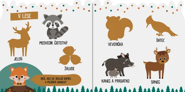 Môj zošit s obrázkami na dolepenie Zvieratá