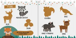 Môj zošit s obrázkami na dolepenie Zvieratá