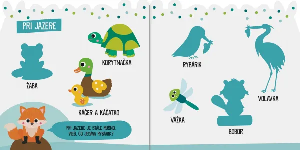 Môj zošit s obrázkami na dolepenie Zvieratá