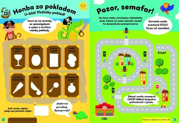 Zábava so samolepkami pre štvorročných