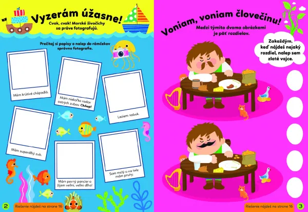 Zábava so samolepkami pre päťročných