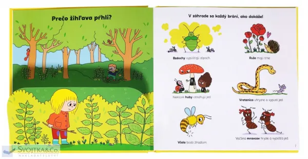 Vysvetli mi, prečo slimák nemá nožičky? Moje prvé otázky o záhrade