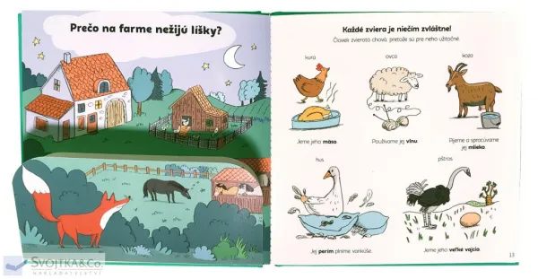 Vysvetli mi, prečo krava dáva mlieko? Moje prvé otázky o farme