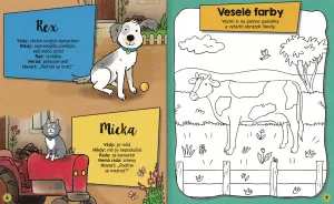 Veľká kniha samolepiek a aktivít Priatelia z farmy
