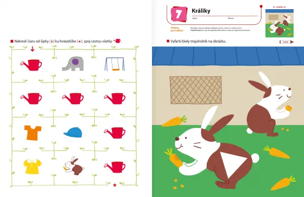 Príprava do škôlky Vyfarbovanie