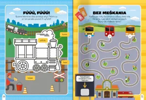 Vlaky Aktivity so samolepkami