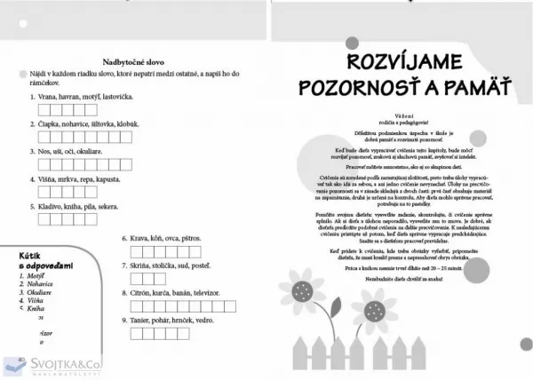 Teším sa do školy – úlohy pre šikovné deti