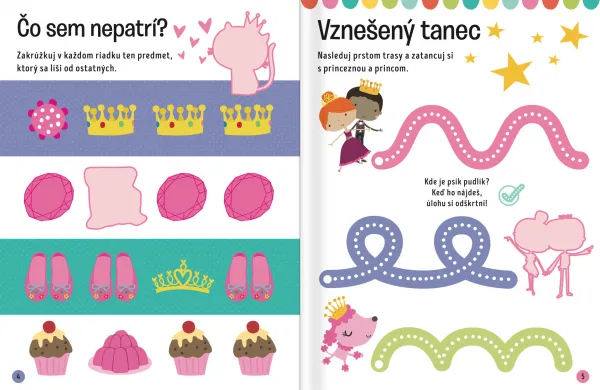 Veľké samolepky pre malé ruky Princeznin palác