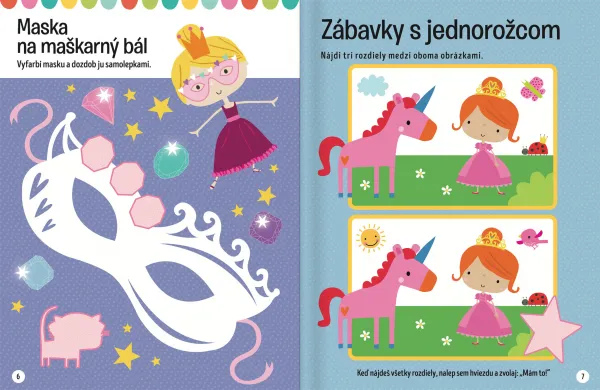 Veľké samolepky pre malé ruky Princeznin palác