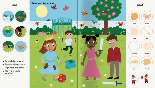 Princezné - 101 vecí na hľadanie a nalepovanie