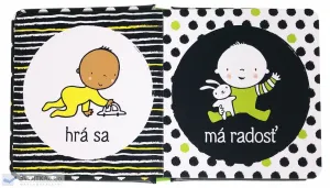 Prvá čiernobiela knižka pre bábätko Bábätká