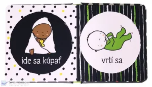 Prvá čiernobiela knižka pre bábätko Bábätká