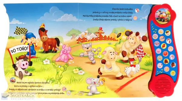 Príbeh so zvukmi – Zvieratká na farme – 18 rôznych zvukov