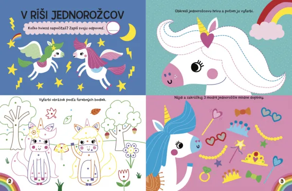 Samolepky na okná Jednorožce