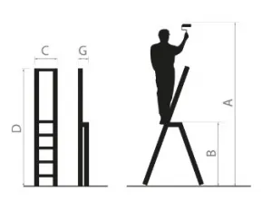 Hliníkovýrebríkso6schodíkmianosnosťou150kg