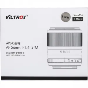 Viltrox 56 mm f/1,4 AF APS-C pre FUJIFILM X (strieborný) (X Mount) 17242