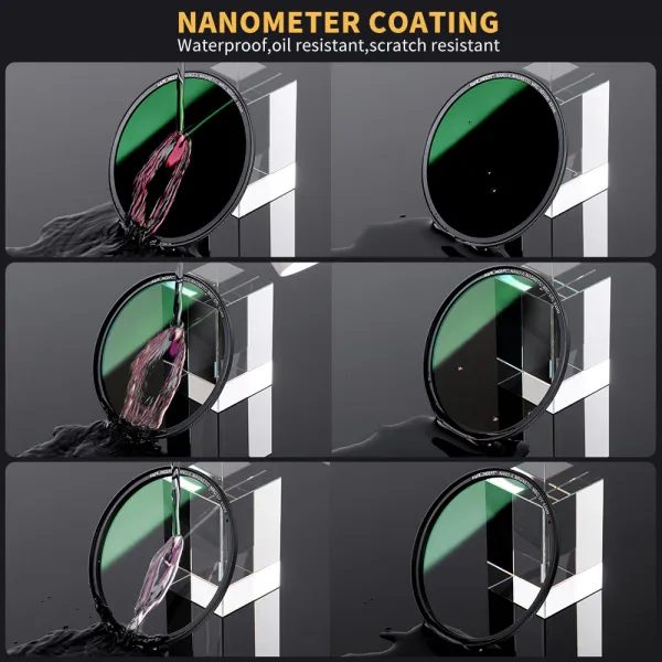 K&F Concept K&F 52mm Magnetic 3pcs Filter Kit, MCUV+CPL+ND1000+Filter Ring, Green 32053