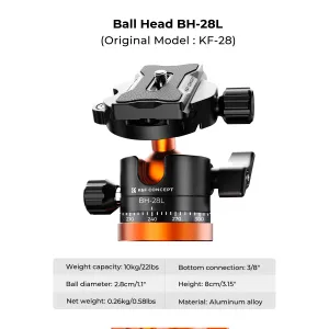 K&F Concept K&F K255A4+BH-28L 32259