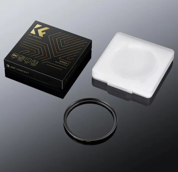 K&F Concept K&F 52-67 mm mosadzný krúžok adaptéra filtra, matná čierna, hrúbka rámu 2,9 mm, W/ 3ks čistenie C 35429