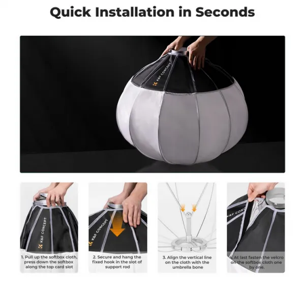 K&F Concept K&F 65CM Lampáš jemná svetelná skrinka 36088