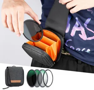 K&F Concept K&F 62mm magnetická 3ks súprava filtra, MCUV+CPL+ND1000+filtračný krúžok, HD, vodotesný, odolný proti poškriabaniu, zelený 35682